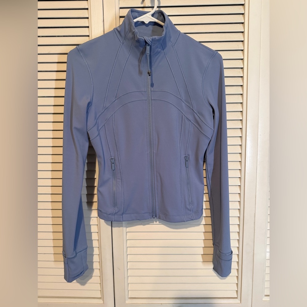 Lululemon Define Cropped Blue Willow